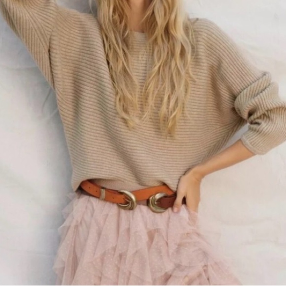 Anthropologie Kendall Cropped Sweater